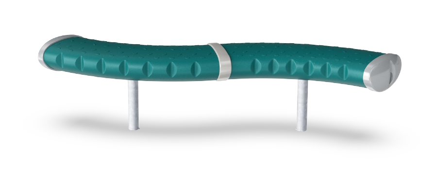 KOMPAN Bench S 40cm 弧形座椅
